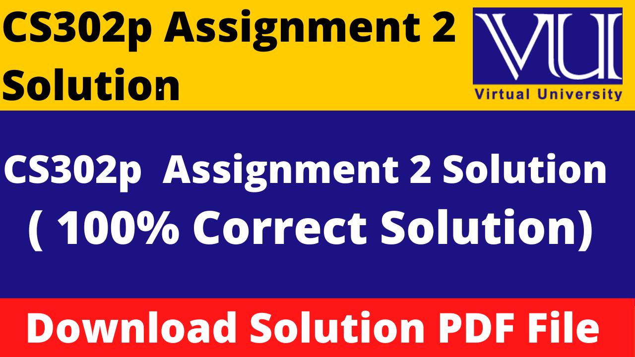 cs302p assignment solution 2023 pdf download